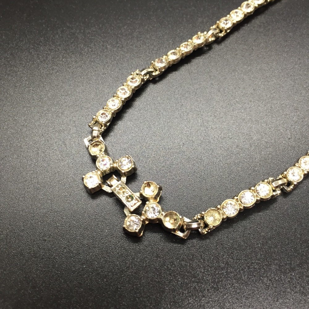 Vintage Rhinestone Choker - Picture 4 of 7
